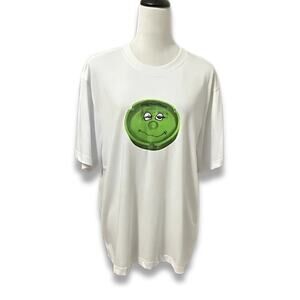 Designs Untitled Graphic T-Shirt Crew Neckline Short Sleeves White Men's L NWOT